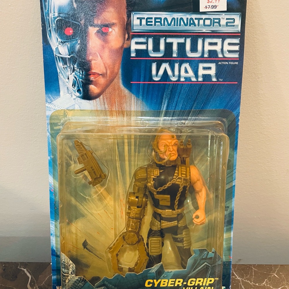 1992 Kenner Terminator Cyber-Grip Villain NIB